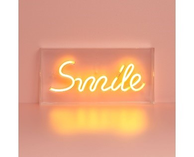 Sentio Neon Light Box Smile