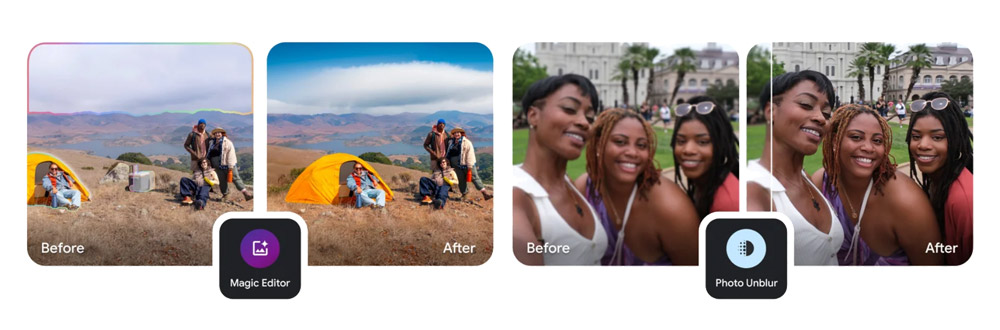 Starting on May 15, many of our AI-powered editing tools — like Magic Eraser, Photo Unblur and Portrait light — will be available to anyone using Google Photos, no subscription required.