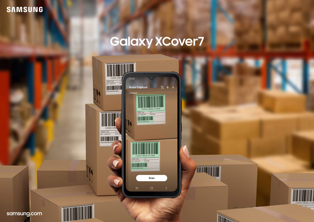 Galaxy XCover7 combines Octa-core processing power with 6GB of Memory for fast and efficient performance for the task at hand. Enjoy 128GB of internal storage and add up to 1TB more with microSD card.