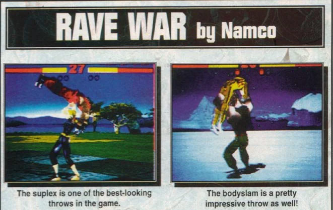 Rave War by Namco as a press release in 1993 states it