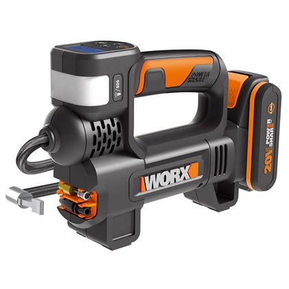 Worx Κομπρεσέρ Αέρος Μπαταρίας Με Φακό 20V 1x2.0Ah