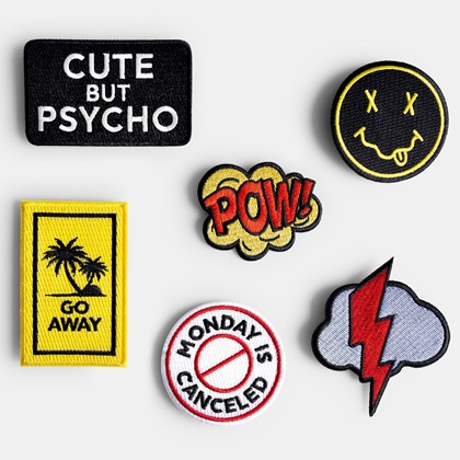 Goomby Σιδερότυπα Patches Too Cool 6τεμ.