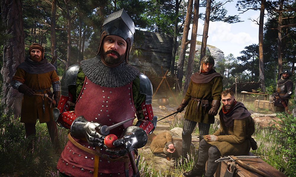 Kingdom come deliverance 2 visual with knights resting 