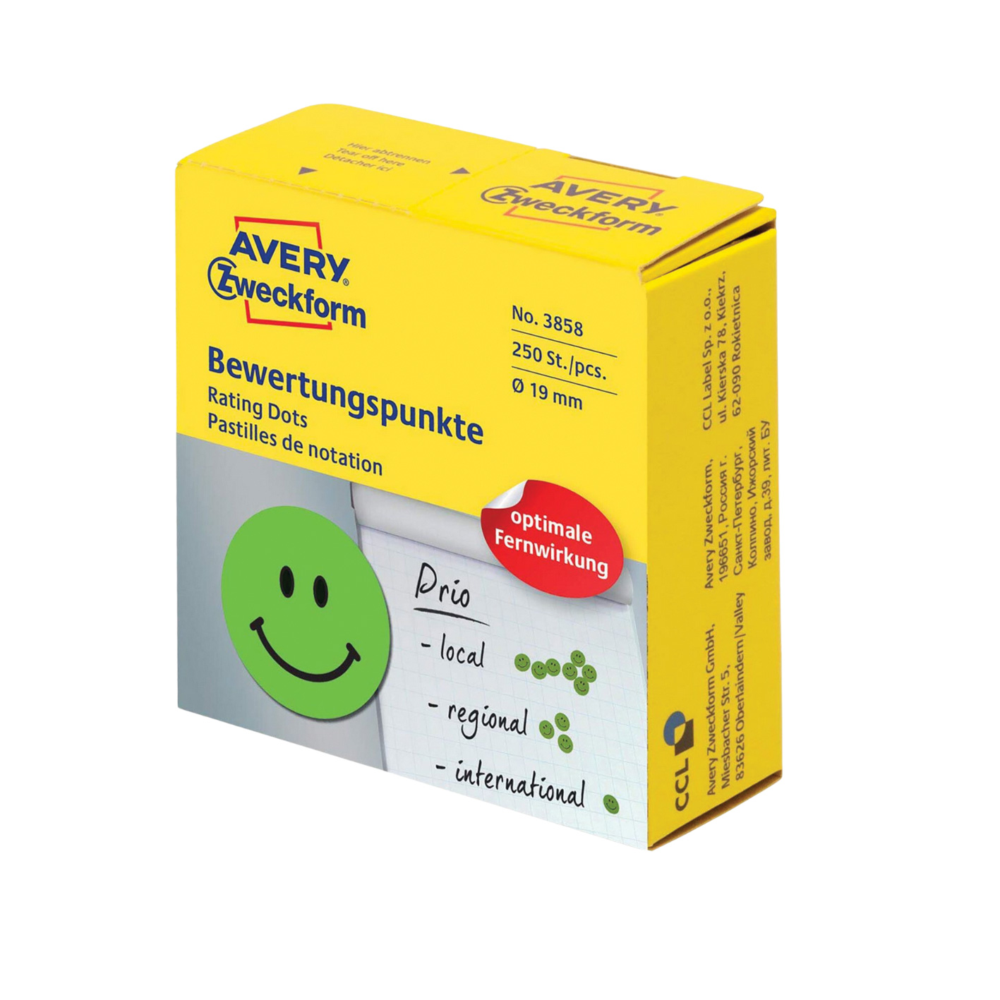 Avery Zweckform Αυτοκόλλητα Επιβράβευσης 250τεμ.