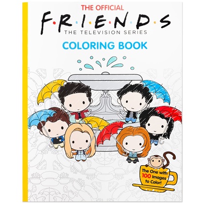Βιβλίο Ζωγραφικής Friends - The One with 100 images to color!