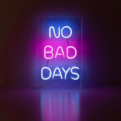 Sentio Neon Light Box No Bad Days
