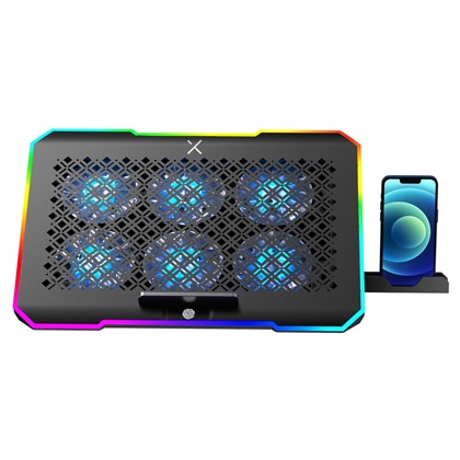 Turbo-X Gaming Βάση Laptop RGB έως 17" GNC200