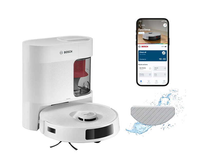Bosch Σκούπα ρομπότ Spotless Advanced+ BCRD2W