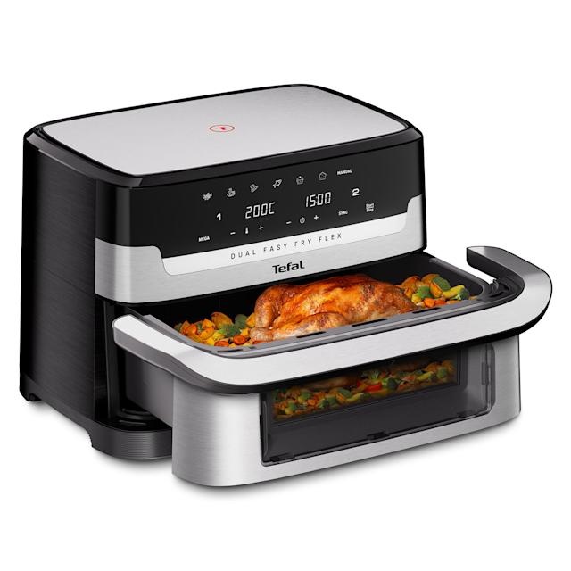 Tefal Φριτέζα Αέρος EY922DE0 Dual Easy Fry Flex
