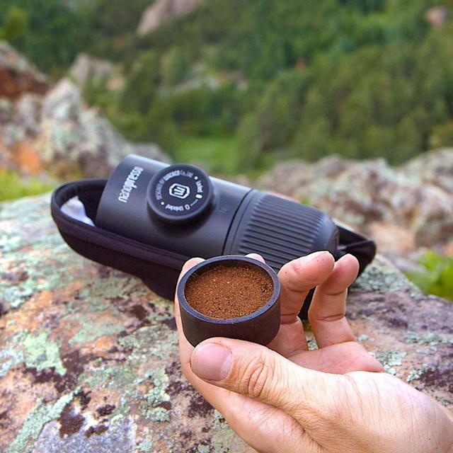 Wacaco Καφετιέρα Espresso Φορητή (Χειρός) Nanopresso Grey με θήκη