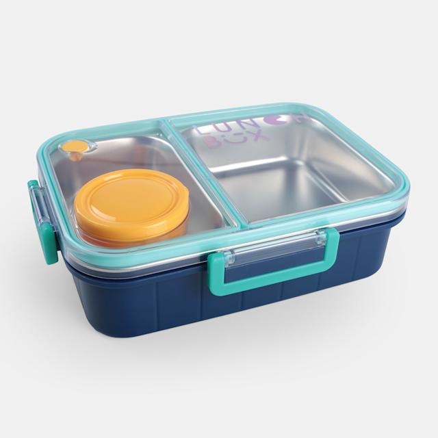 Sentio Δοχείο Φαγητού με 2 χωρίσματα 800ml & 80ml Μπλε