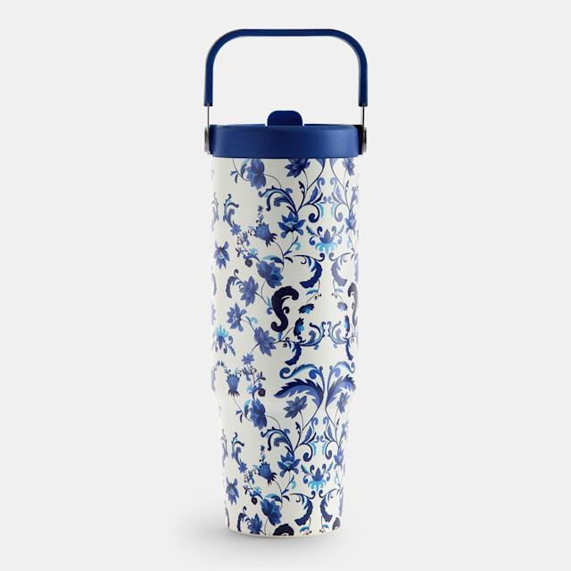 Sentio Παγούρι με Ενσωματωμένο Καλαμάκι 900ml Indigo Cream
