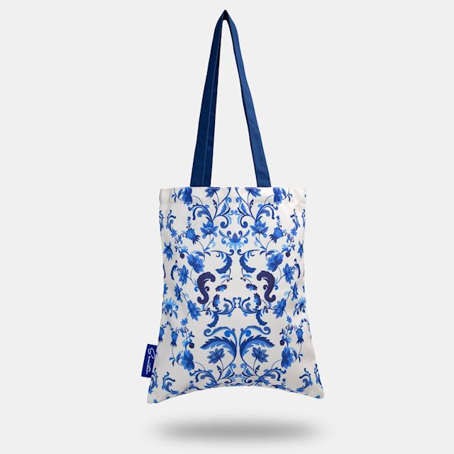 Sentio Tote Bag Indigo Cream