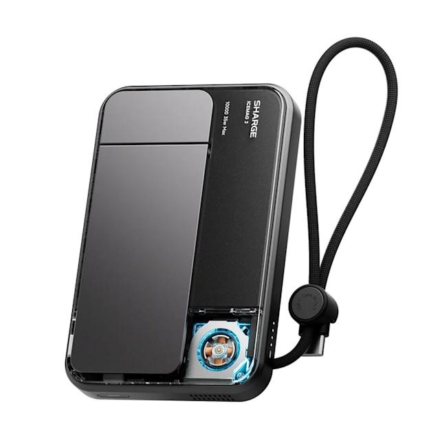Sharge PowerΒank Icemag 3 10.000mAh 35W Μαύρο