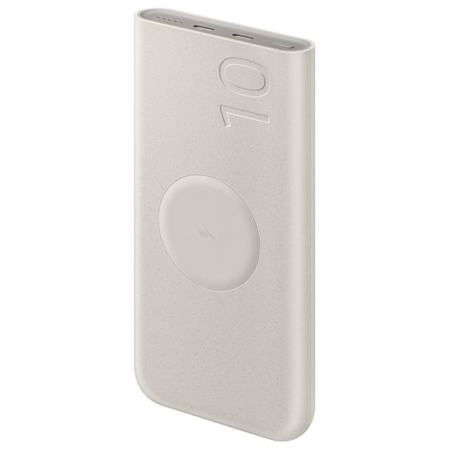 Samsung Powerbank με ασύρματη φόρτιση 10000 mAh 2 Θέσεων 25W Beige