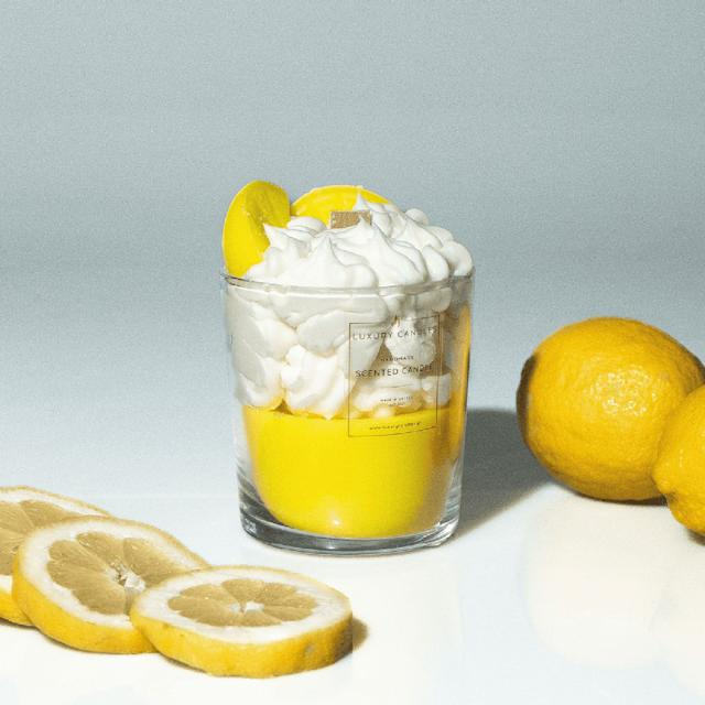 Luxury Candles Κερί Τάρτας Λεμονιού