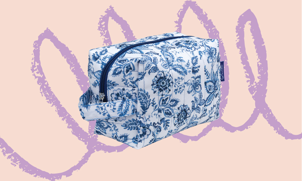 Indigo White Hand Bag