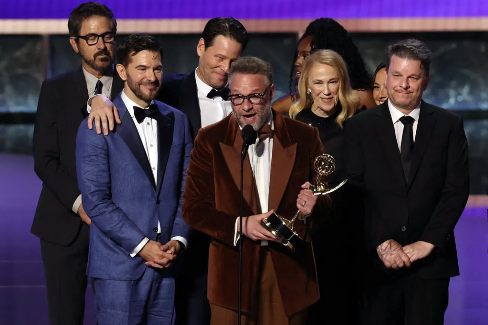 Seth Rogen, Evan Goldberg, Peter Huyck, Alex Gregory, Frida Perez, «The Studio» (Getty Images)