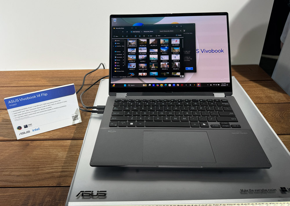 Pragmatists are going to love the new ASUS Vivobook 14/16 Flip, which offers portability, flexibility with a 360° hinge, stylus support, durability, excellent visuals, performance, long battery life, and eco-friendliness. It’s also a Copilot+ AI PC, so it’s ready for AI tasks.