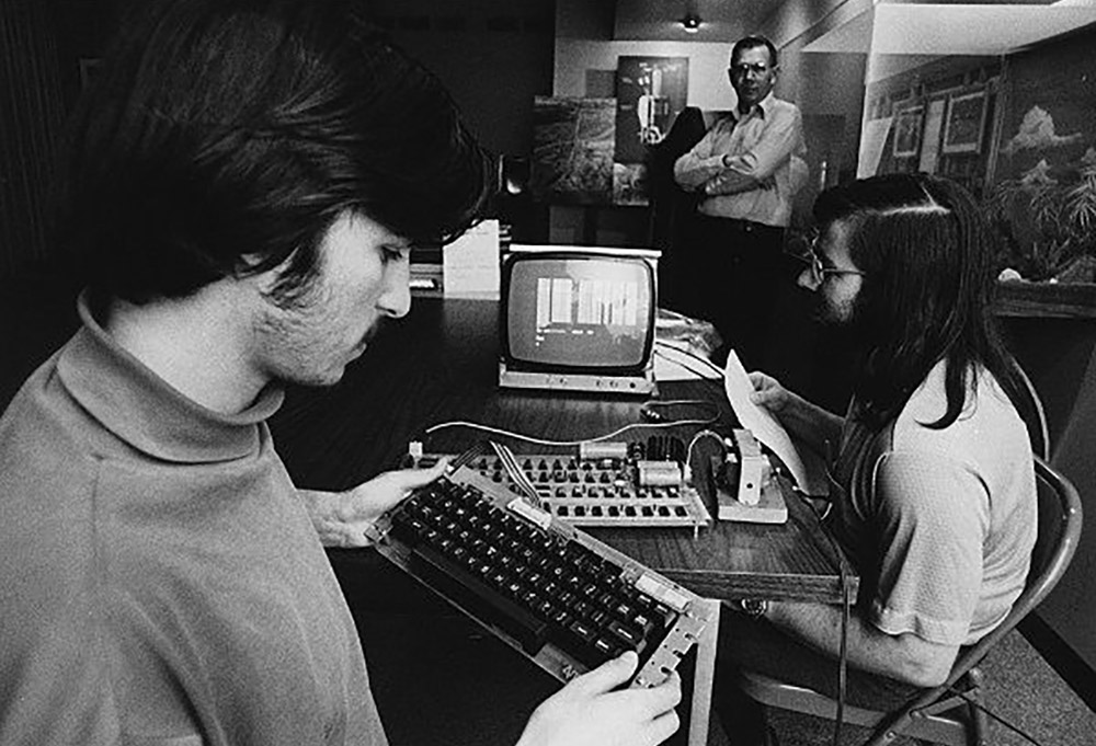 Steve Jobs, Steve Wozniak and Ronald Wayne