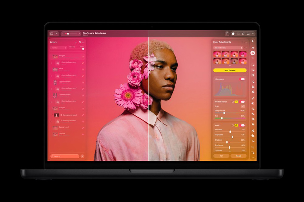 Up to 2.5x faster project build performance when compiling code in Xcode compared to the 13-inch MacBook Pro with M1, and up to 1.3x faster than the 14-inch MacBook Pro with M5.