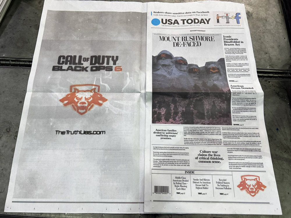 Mr. Matthieu "Call of Duty is Black Ops 6" USA Today