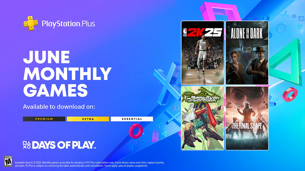 Days of Play PS Plus Monthly Games