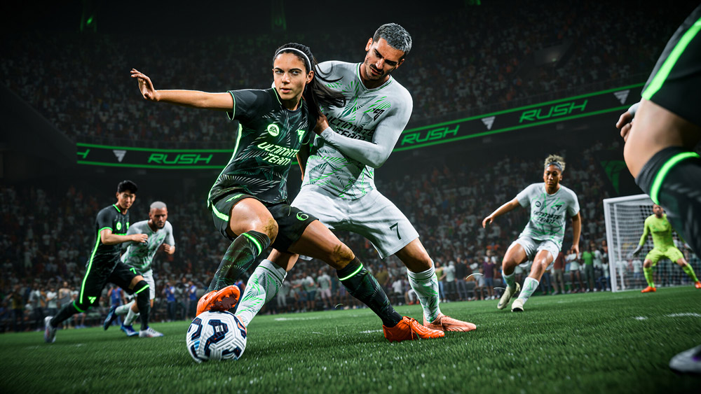 Team up with friends in your favourite modes with the new 5v5 Rush and manage your club to victory as FC IQ delivers more tactical control than ever before.
