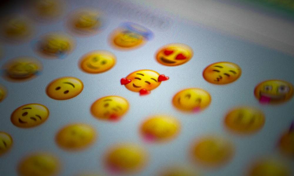 An emojy keyboard