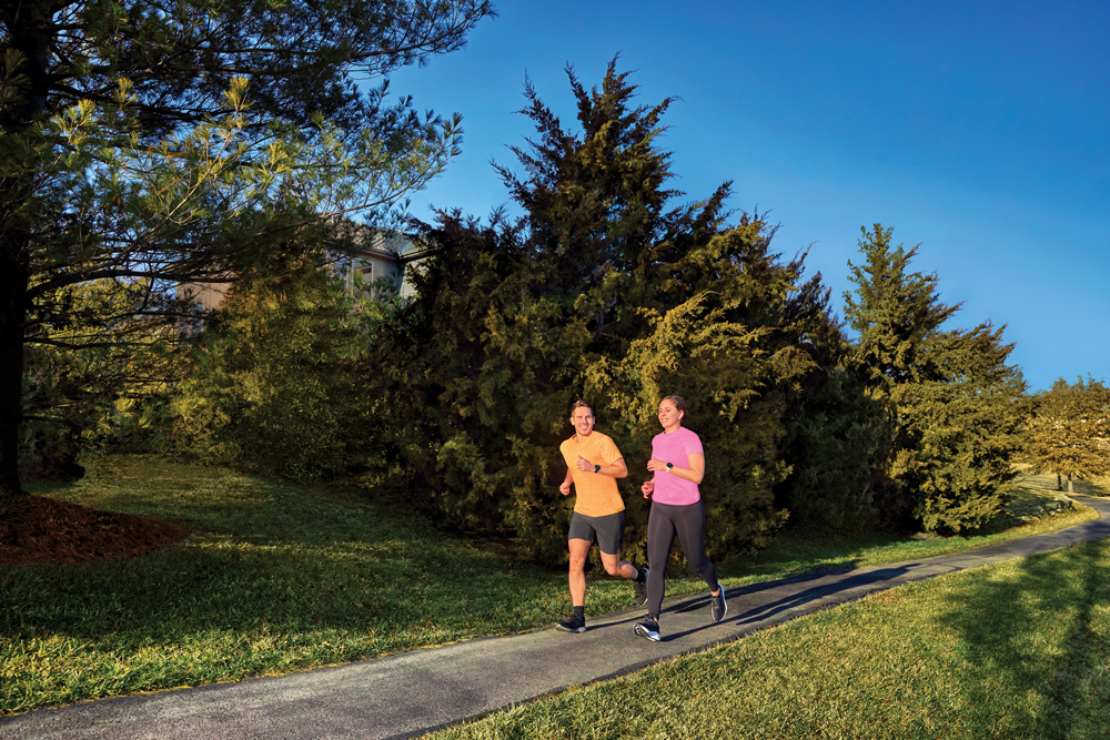 This easy-to-use GPS smartwatch is designed for people of all skill levels to track their stats and chase their fitness goals.