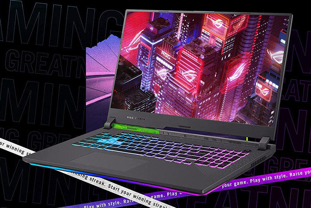 Power up your Windows 11 Pro gaming with the ROG Strix G17, now featuring up to an AMD Ryzen™ 9 7945HX CPU and up to an NVIDIA® GeForce RTX™ 4070 Laptop GPU.