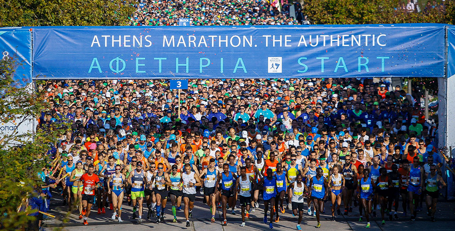 Among all the Olympic sport events, the Marathon Race stands out as it was born by a true historic and heroic event.