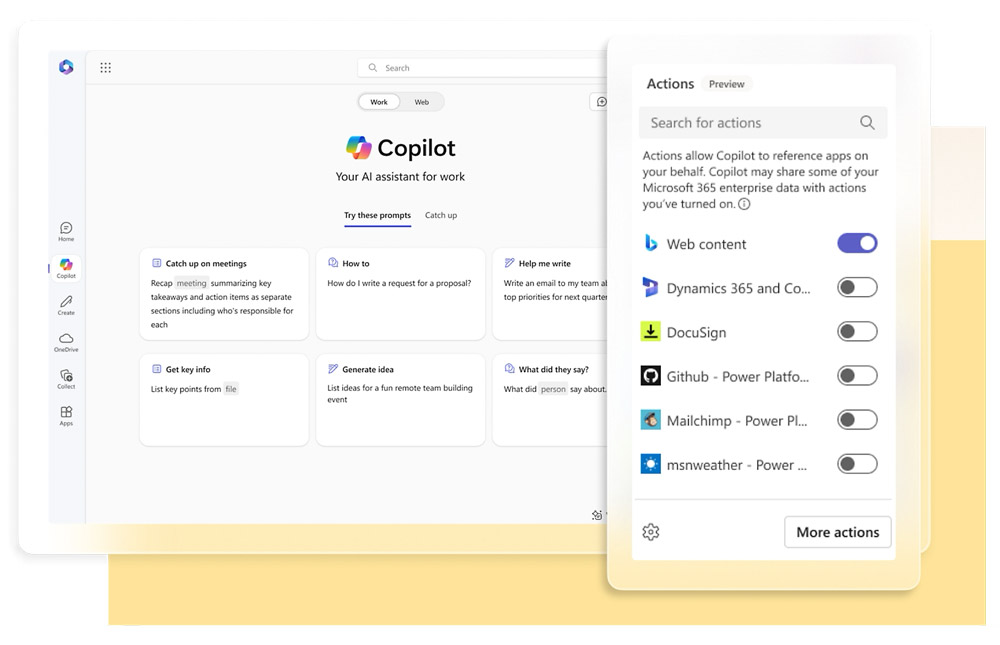 As your everyday AI companion, Microsoft Copilot assists you with everything from starting with a blank page to finding the perfect words.