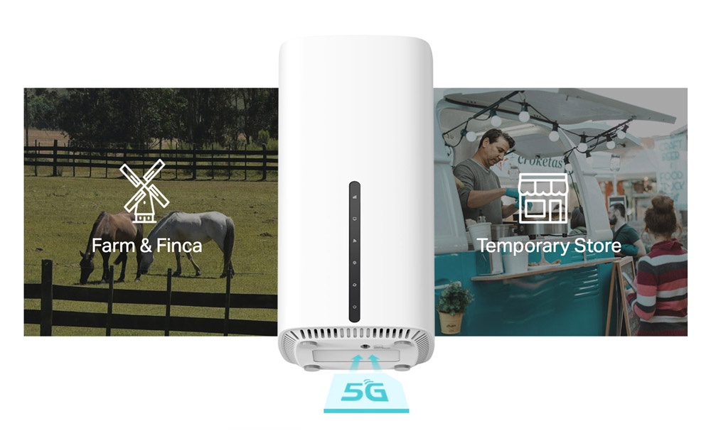Enjoy 5G network right after inserting a SIM card.