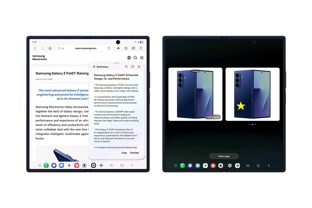 Powered by multimodal AI designed to deliver experiences tailored to user needs, One UI 8 transforms the way users interact with Galaxy devices.