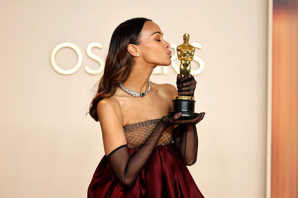 Zoe Saldana | Dan MacMedan/USA TODAY