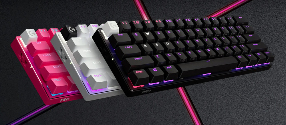 LIGHTSPEED Wireless 60 Percent Gaming Keyboard with KEYCONTROL, LIGHTSYNC RGB, and Optical Switches.
