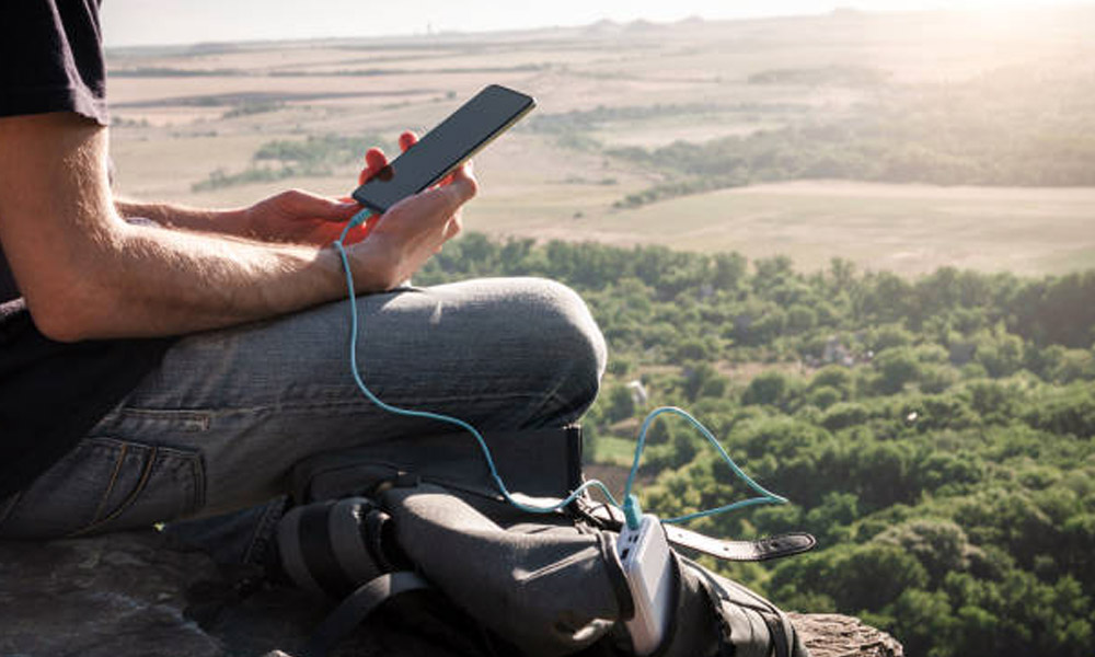 Charge your phone even at the top of a mountain