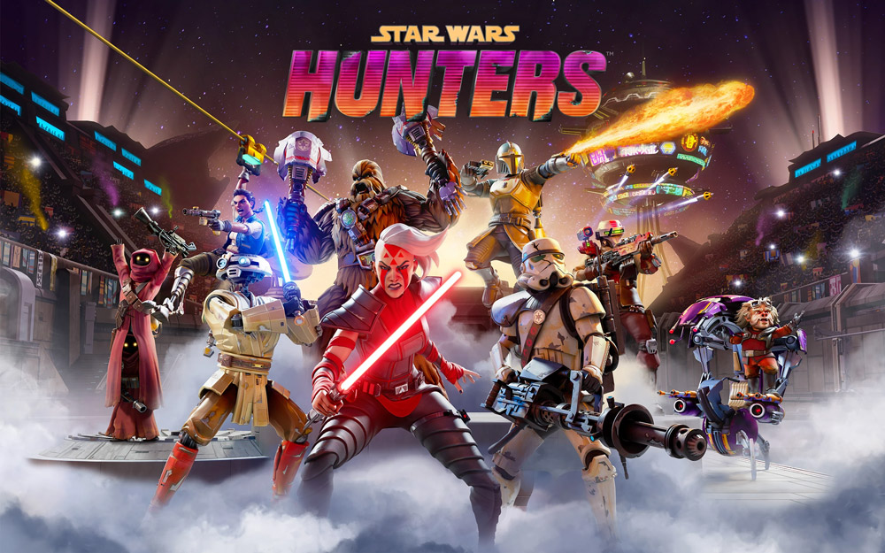 Join the greatest Hunters from across the Star Wars™ galaxy on the planet of Vespaara where high-stakes competitions are awaiting them in the Arena. Engage in thrilling third person combat to dominate your opponents in a range of adventurous battlegrounds that evoke iconic Star Wars worlds. Choose from a range of tactically diverse Hunters, customize them, use your skill to find a winning strategy and reap the spoils of victory in the all-new free-to-play game.