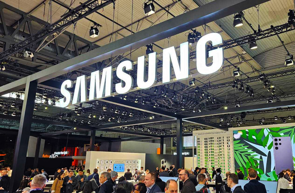 Samsung Booth at MWC 2023, Barcelona