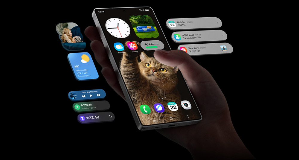 With One UI 7, the Galaxy S25 series is a true AI companion that understands the context of your needs and preferences and provides personalized AI experiences with privacy assured at every turn.