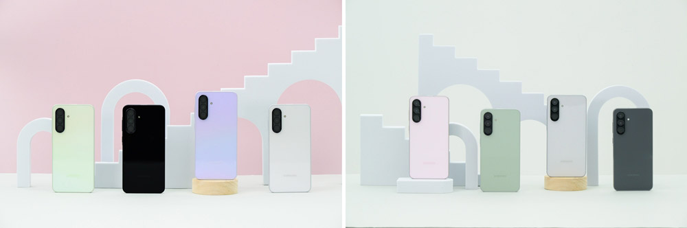 The Galaxy A56 5G and A36 5G take the signature design of the Galaxy A series to the next level, blending modern sophistication with a sleek aesthetic. The first thing that catches the eye is their slim, flat frame.