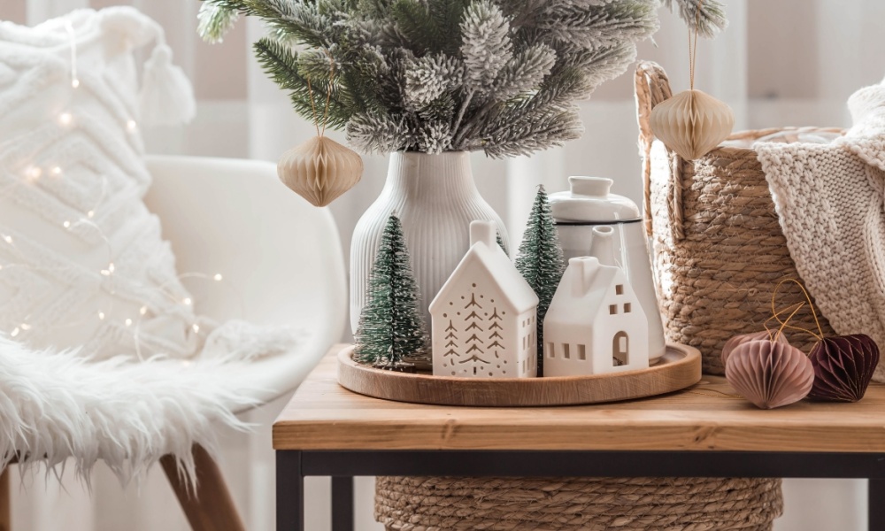 Cozy Christmas hygge decoration