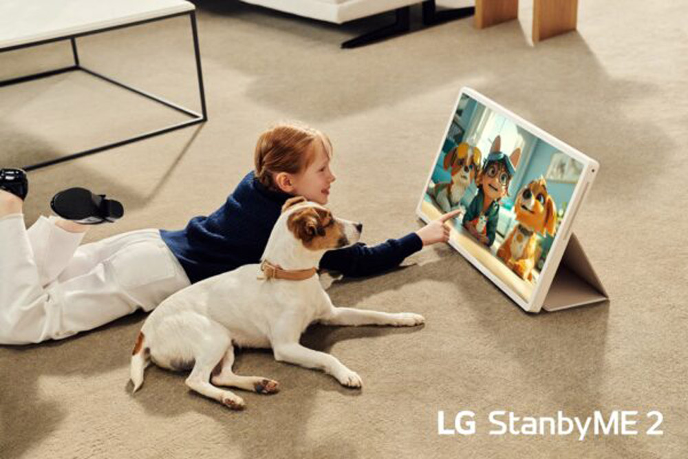Take the screen off the stand and use it like a tablet