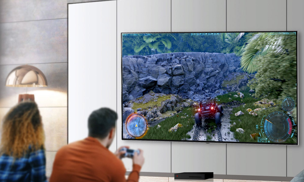Big TVs are ideal for gaming