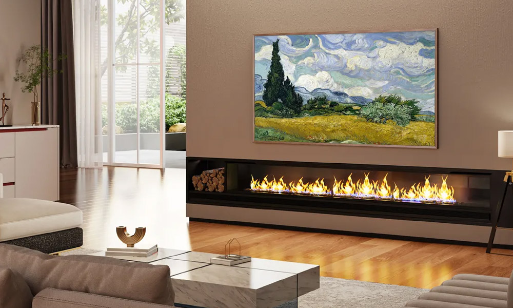 TVs now have small bezels, wooden frames and slim profiles