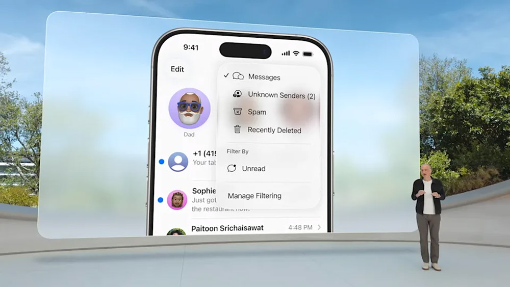 Messages App in iOS 26