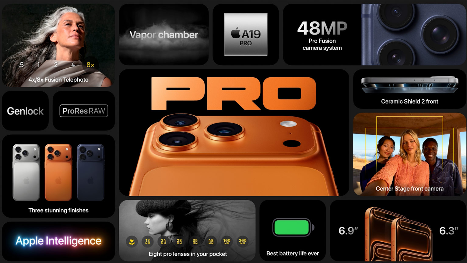 iPhone 17 Pro feature card
