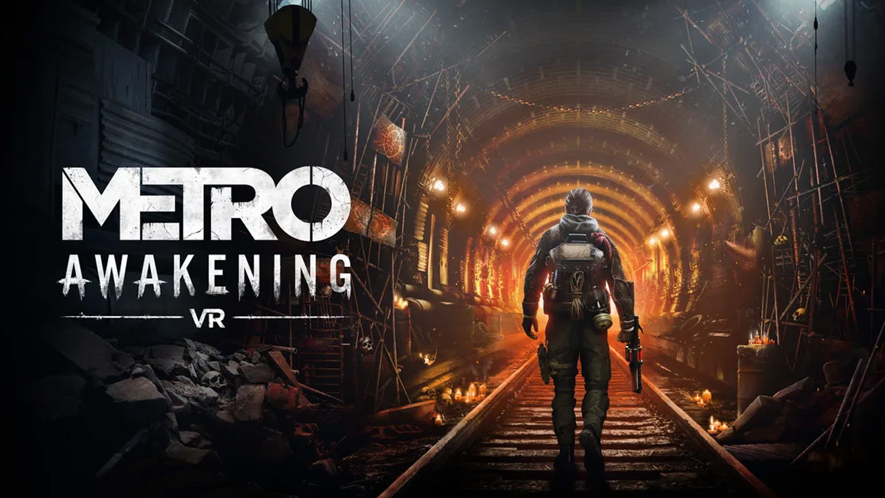 Metro Awakening VR logo and concept art