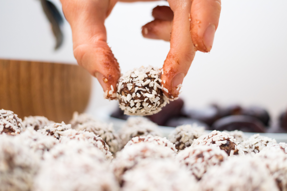 choco banana bites